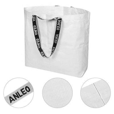 Bolso libre AZO a todo color de los supermercados los 30cm 100gsm RPET del OEM