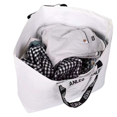 Bolso libre AZO a todo color de los supermercados los 30cm 100gsm RPET del OEM