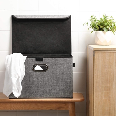 Caja plegable de la tela de la ropa 10L 10KG los 32x32x16cm