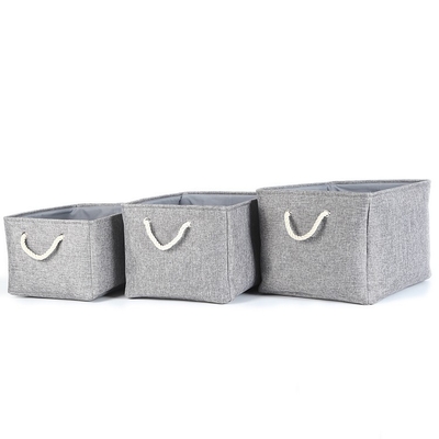 cajas de almacenamiento plegables de la lona 10L