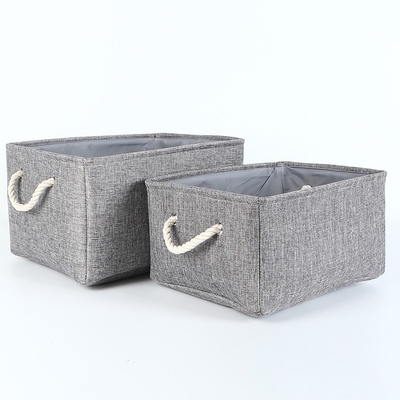 cajas de almacenamiento plegables de la lona 10L