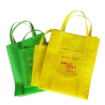 Los bolsos no tejidos de los 30x12x40cm que hacen compras 200gsm PEVA son biodegradables