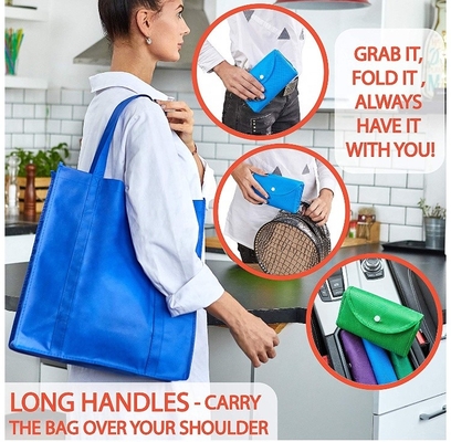 Bolso no tejido plegable amistoso de Eco los 35X40X15cm CMYK 50pcs
